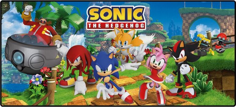 Sonic The Hedgehog Characters podložka pod myš vícebarevný - Merchstore.cz
