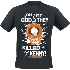 South Park They Killed Kenny! Tričko černá