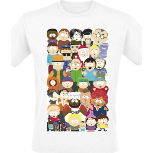 South Park Town Group Tričko bílá