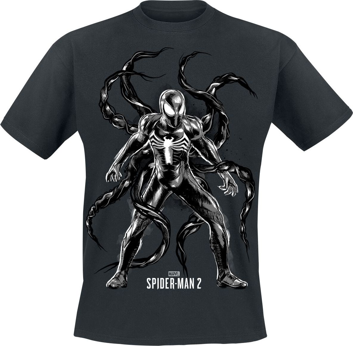 Spider-Man Marvel Games - Spider-Man 2 - Back in Black Tričko černá - Merchstore.cz