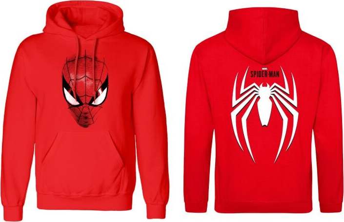 Spider-Man Spider Crest Mikina s kapucí červená - Merchstore.cz