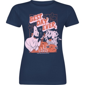 SpongeBob SquarePants Best Day Ever Dámské tričko modrá - Merchstore.cz