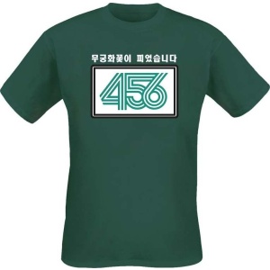 Squid Game Tug Of War Tričko zelená - Merchstore.cz