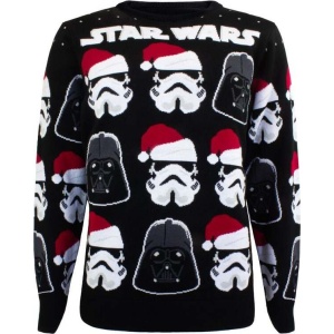 Star Wars Darth Vader and Stormtrooper Pletený svetr vícebarevný