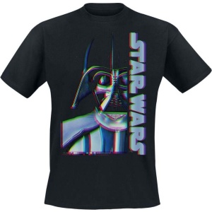 Star Wars Darth Vader - Glitch Tričko černá - Merchstore.cz