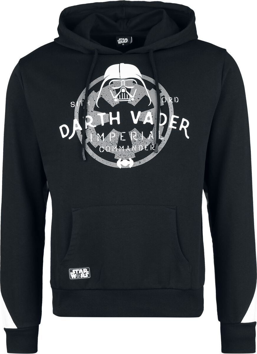 Star Wars Darth Vader - Imperial Commander Mikina s kapucí cerná/bílá - Merchstore.cz