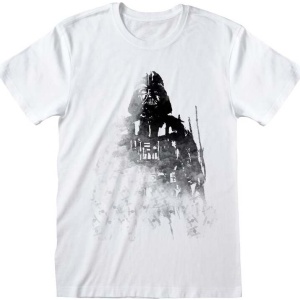 Star Wars Faded Vader Tričko bílá - Merchstore.cz