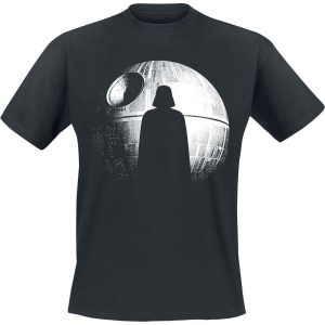 Star Wars Rogue One - Deathstar Silhouette Tričko černá - Merchstore.cz
