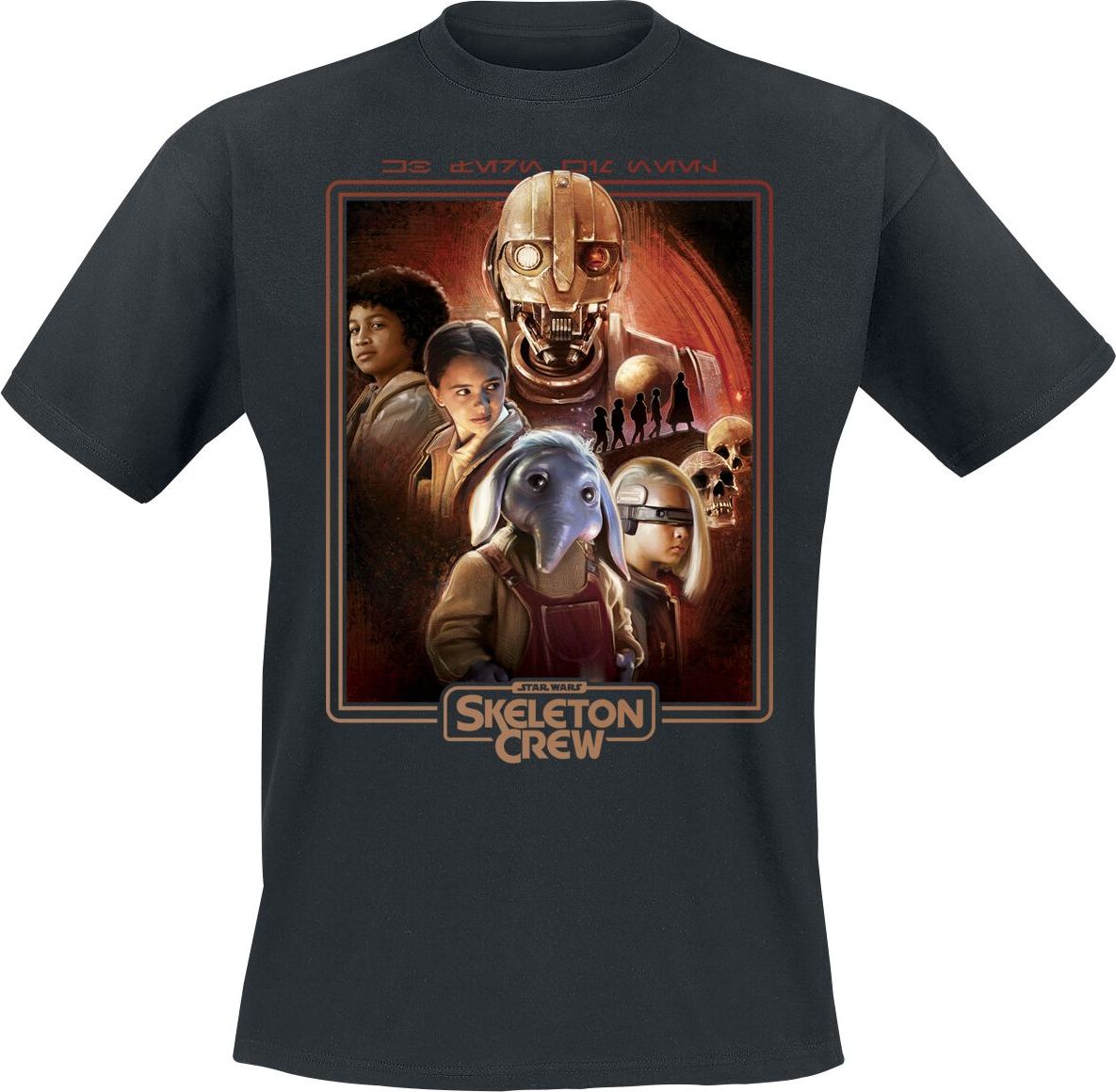 Star Wars Skeleton Crew - Tales Of The Galaxy Tričko černá - Merchstore.cz Star Wars Skeleton Crew - Tales Of The Galaxy Tričko černá - Merchstore.cz