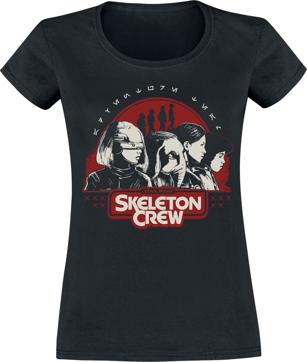 Star Wars Skeleton Crew - Way Home Dámské tričko černá - Merchstore.cz