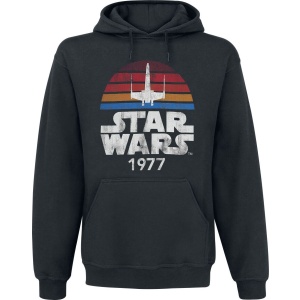Star Wars 1977 Mikina s kapucí černá - Merchstore.cz