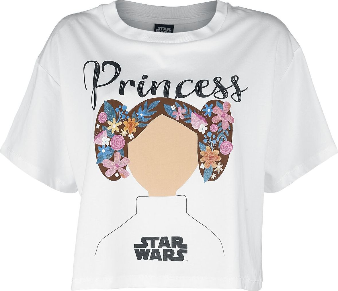 Star Wars Princess Leia Dámské tričko bílá - Merchstore.cz