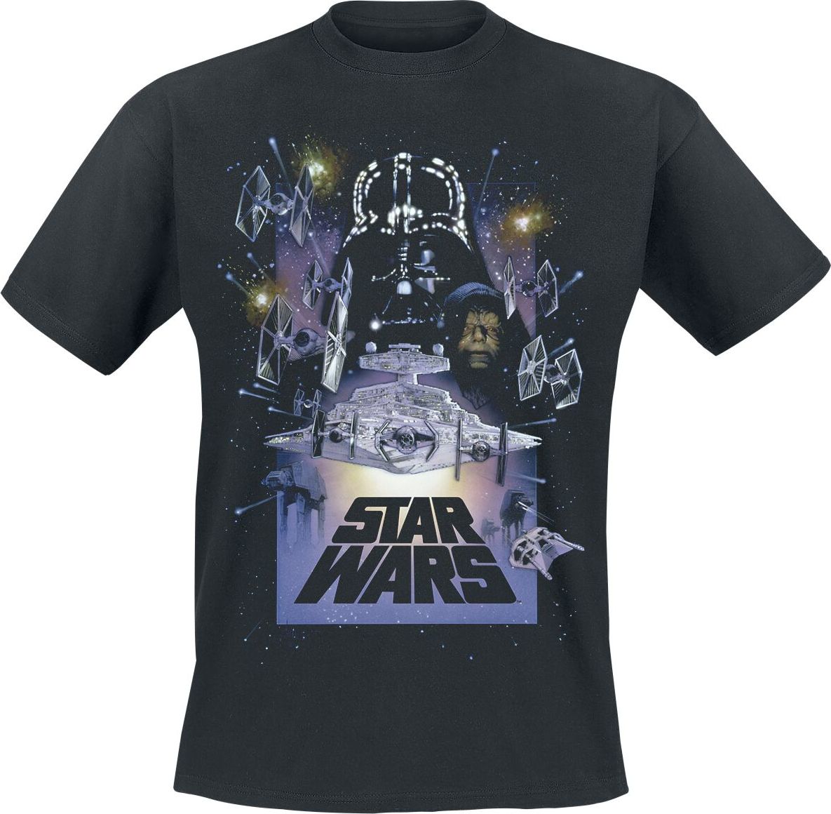 Star Wars The Empire Strikes Back Tričko černá - Merchstore.cz