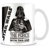 Star Wars The Force Is Strong With This One Hrnek bílá/cerná - Merchstore.cz