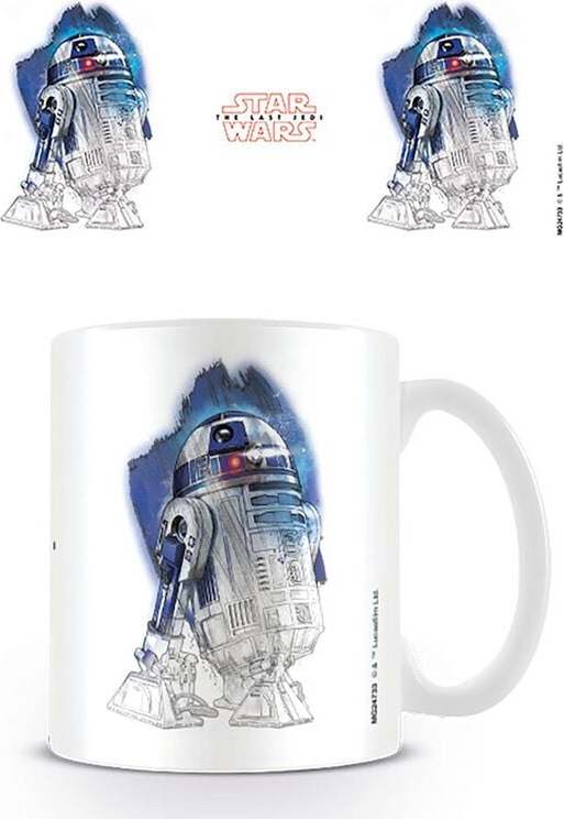 Star Wars The Last Jedi - R2-D2 Brushstroke Hrnek vícebarevný - Merchstore.cz
