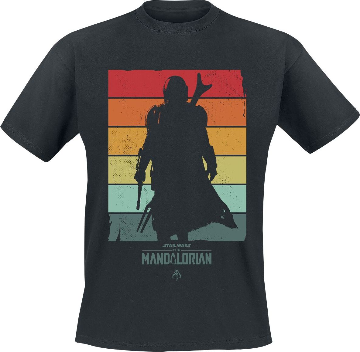 Star Wars The Mandalorian - Spectrum Tričko černá - Merchstore.cz Star Wars The Mandalorian - Spectrum Tričko černá - Merchstore.cz