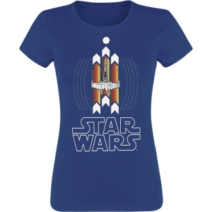 Star Wars X-Wing Vibes Dámské tričko modrá - Merchstore.cz