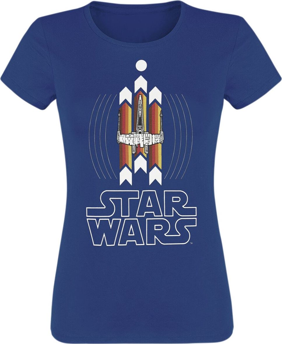 Star Wars X-Wing Vibes Dámské tričko modrá - Merchstore.cz