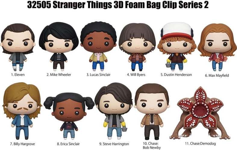 Stranger Things Characters (Chase Edition möglich!) Přívěsek na tašku vícebarevný - Merchstore.cz Stranger Things Characters (Chase Edition möglich!) Přívěsek na tašku vícebarevný - Merchstore.cz