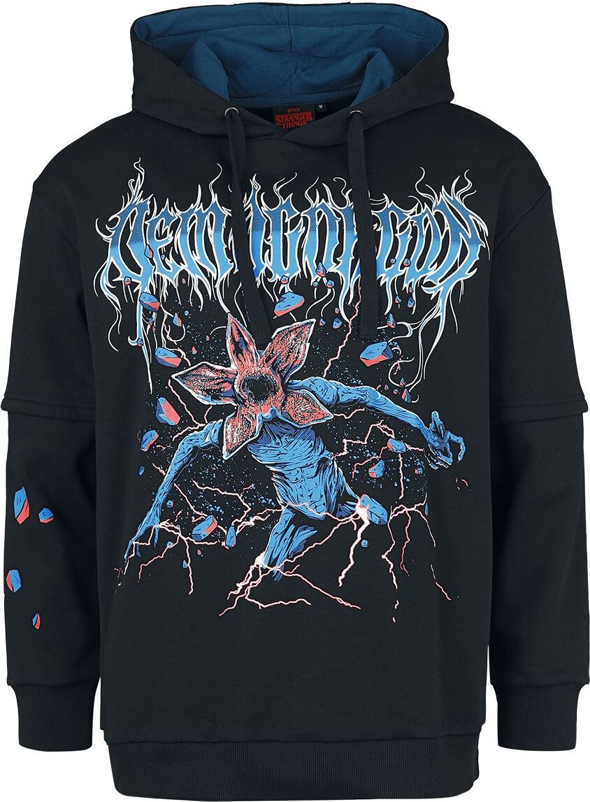 Stranger Things Demogorgon Mikina s kapucí černá - Merchstore.cz