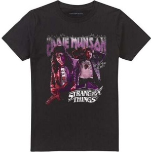Stranger Things Eddie Munson Homage 86 Tričko černá - Merchstore.cz
