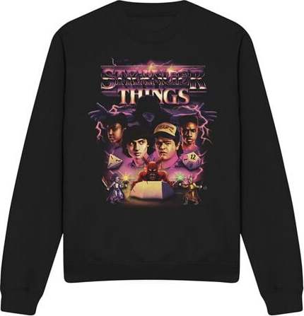 Stranger Things Season 5 - Group Thunder Metal Band Mikina černá - Merchstore.cz