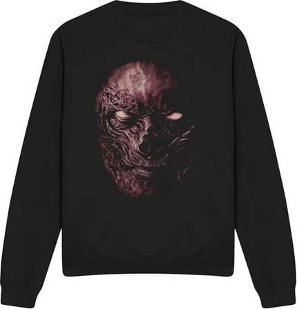 Stranger Things Season 5 - Vecna Oversized Face Mikina černá - Merchstore.cz