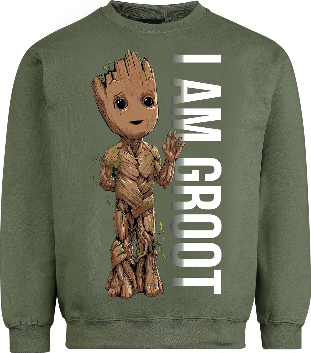 Strážci galaxie I Am Groot Mikina zelená - Merchstore.cz Strážci galaxie I Am Groot Mikina zelená - Merchstore.cz