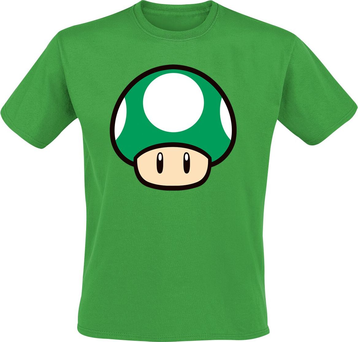 Super Mario Mushroom Tričko zelená - Merchstore.cz