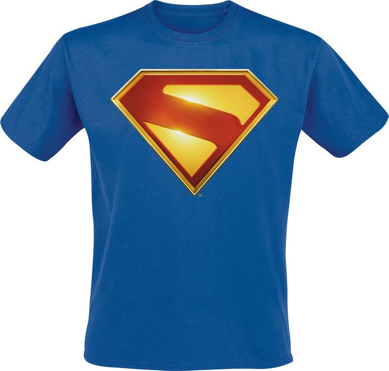 Superman 2025 - Superman Gleaming Logo Tričko modrá - Merchstore.cz