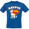 Superman 2025 - Superman Krypto Cape Flowing Tričko modrá - Merchstore.cz