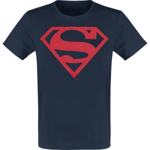 Superman Logo - Puff Tričko námořnická modrá