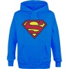 Superman Shield Logo Mikina s kapucí modrá - Merchstore.cz