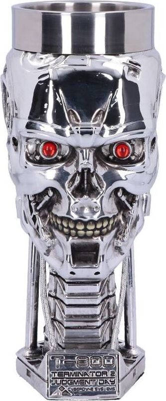 Terminator 2 - T-800 Head grál stríbrná - Merchstore.cz
