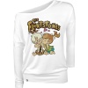 The Flintstones Pebles And Bambam Dámské tričko s dlouhými rukávy bílá - Merchstore.cz