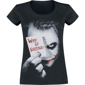 Batman The Joker - Why So Serious? Dámské tričko černá - Merchstore.cz