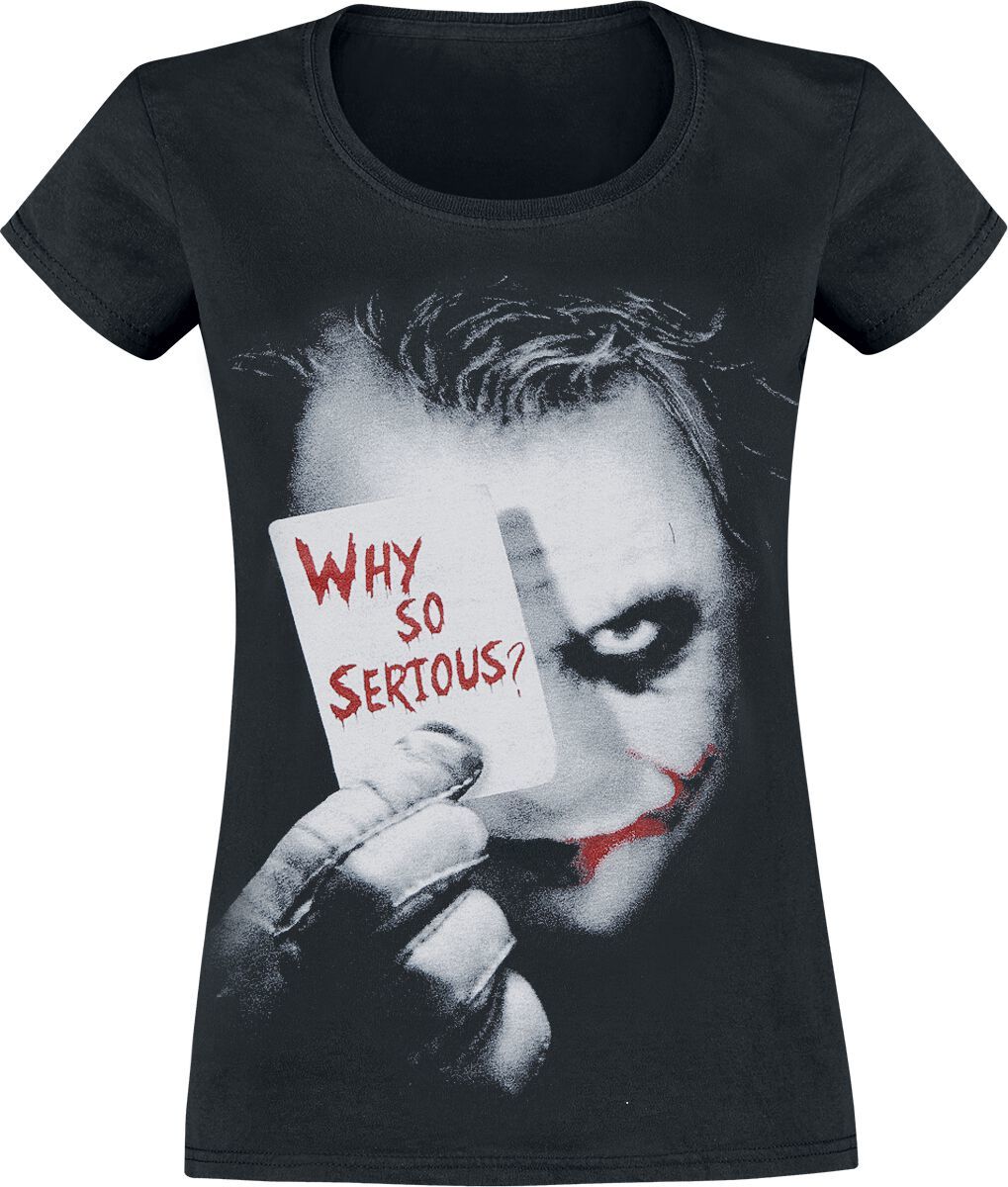 Batman The Joker - Why So Serious? Dámské tričko černá - Merchstore.cz