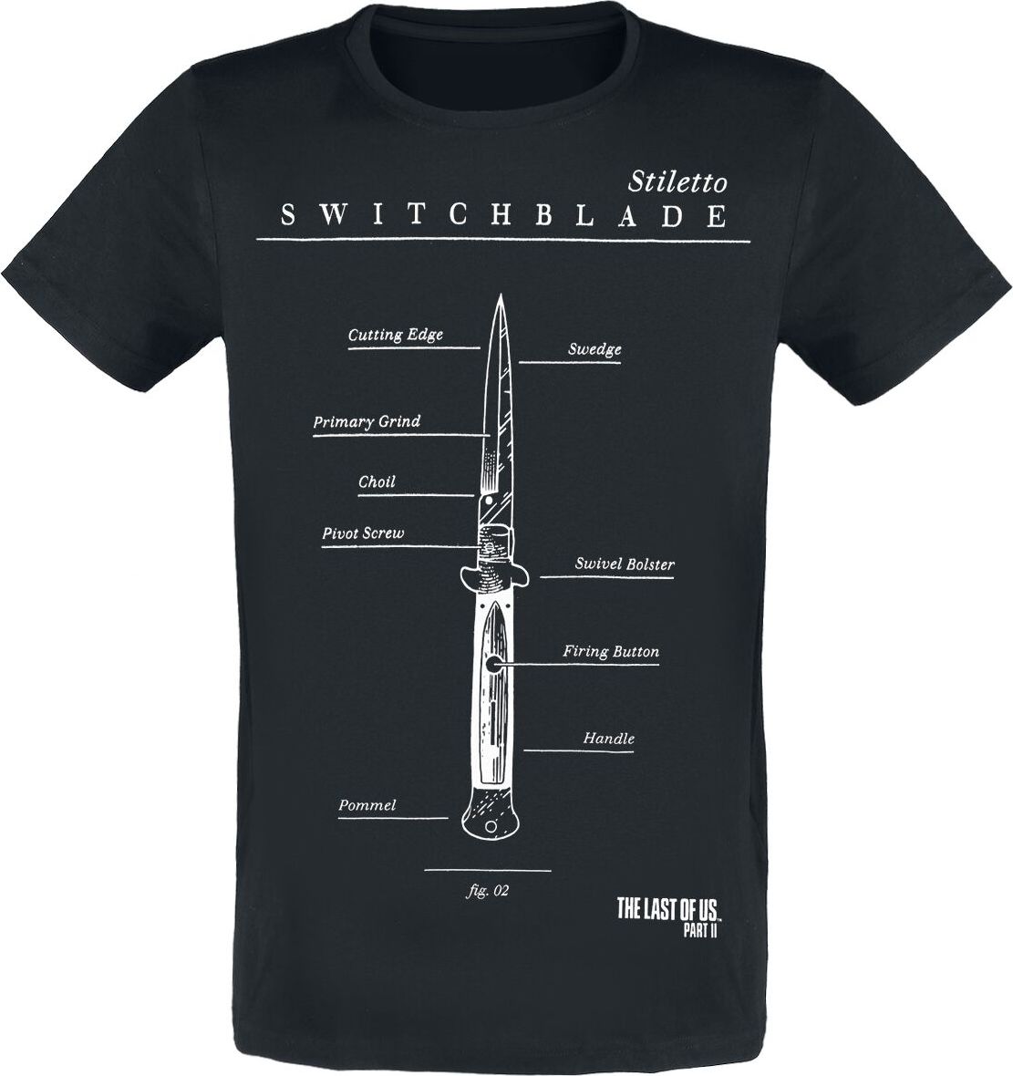 The Last Of Us Switchblade Tričko černá - Merchstore.cz