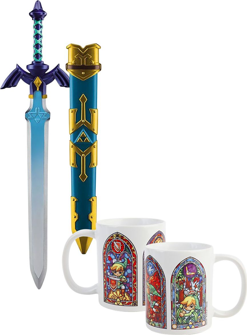 The Legend Of Zelda Sada Link dekorativní zbran vícebarevný - Merchstore.cz