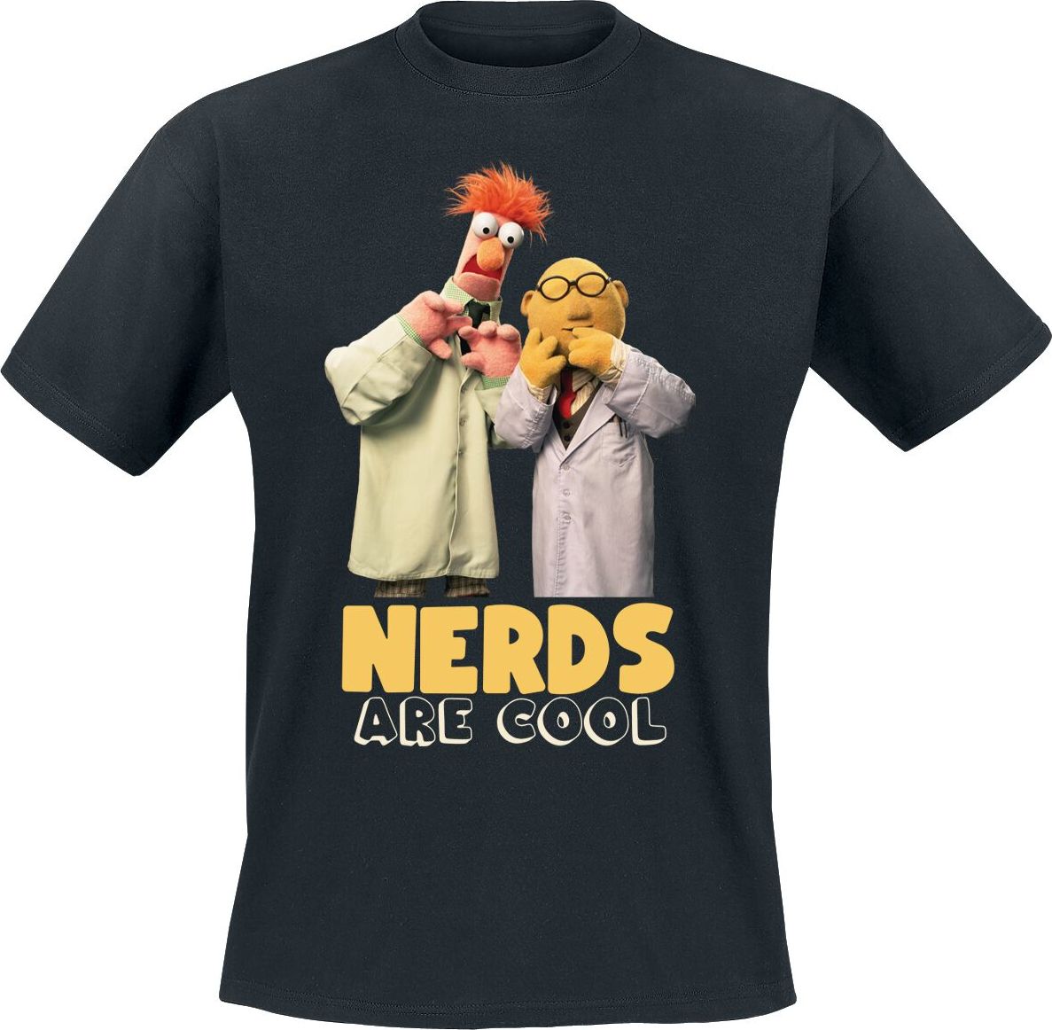 The Muppets Nerds Are Cool Tričko černá - Merchstore.cz The Muppets Nerds Are Cool Tričko černá - Merchstore.cz