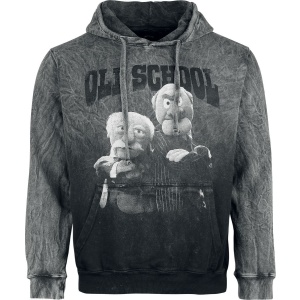 The Muppets Old School Mikina s kapucí šedá