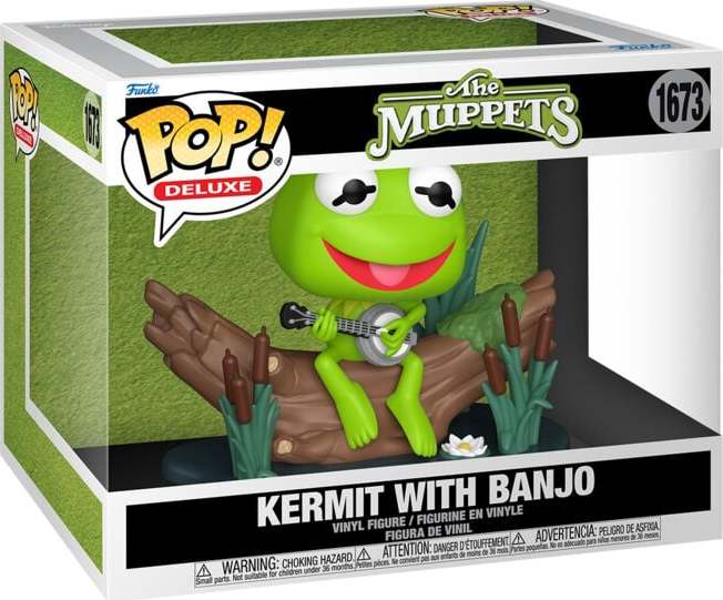 The Muppets Vinylová figurka č.1673 Kermit With Banjo (Pop! Deluxe) Sberatelská postava standard - Merchstore.cz