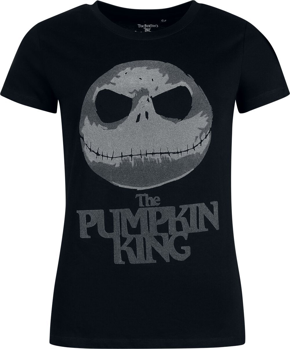The Nightmare Before Christmas Jack Skellington - Pumpkin King Dámské tričko černá - Merchstore.cz