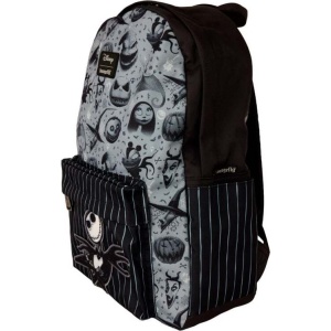 The Nightmare Before Christmas Loungefly - Jack Batoh cerná/šedá/bílá