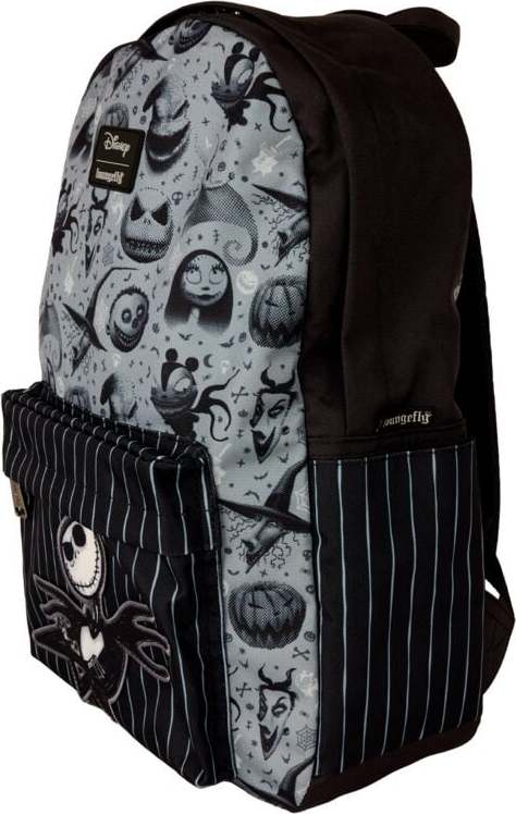 The Nightmare Before Christmas Loungefly - Jack Batoh cerná/šedá/bílá - Merchstore.cz