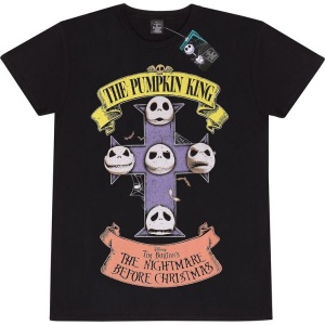 The Nightmare Before Christmas The Pumpkin King Tričko černá