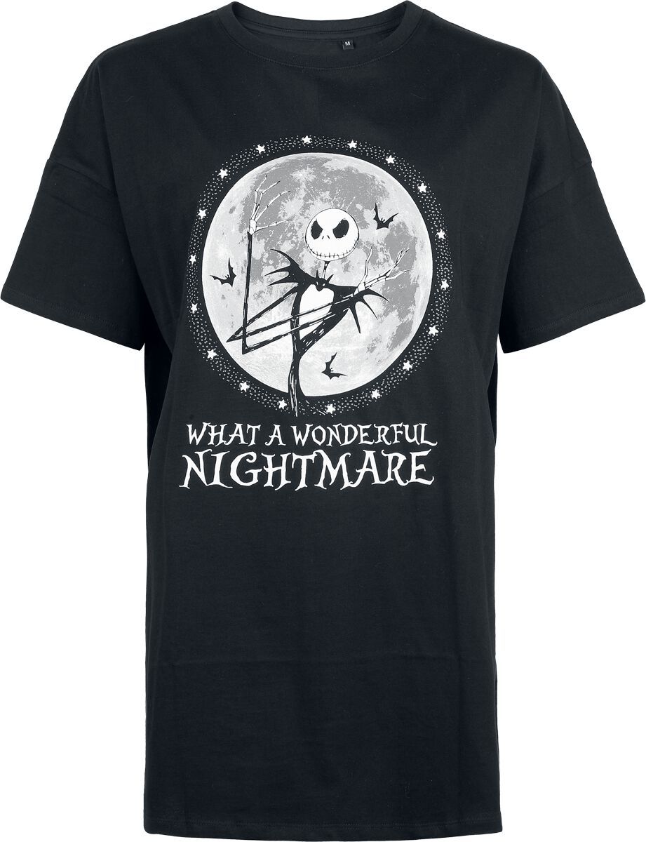 The Nightmare Before Christmas What A Wonderful Nightmare - Oversize Dámské tričko černá - Merchstore.cz