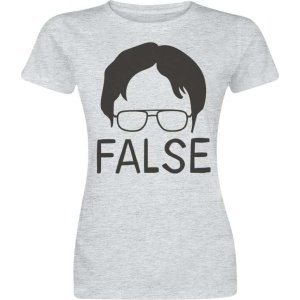 The Office False Dámské tričko šedý vres