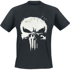 The Punisher Skull Tričko černá