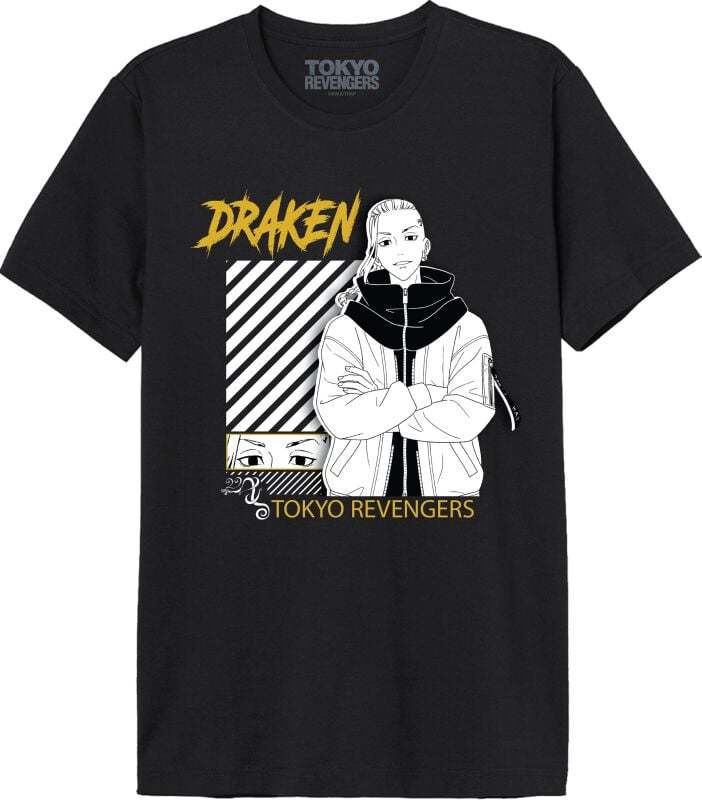 Tokyo Revengers Golden Draken Tričko černá - Merchstore.cz